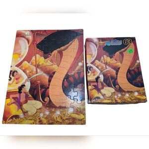 Vintage Disney's Aladdin 63 Piece Jigsaw Puzzle 100% Complete